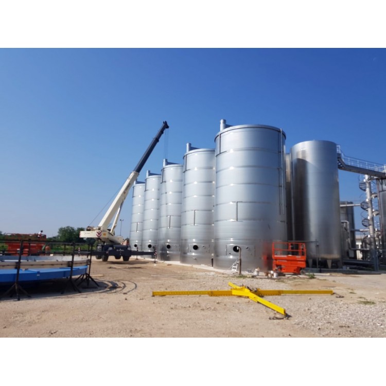 Tanks on site